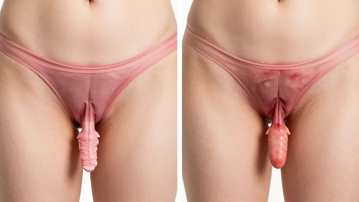 Diferenças visuais entre candidíase e vaginose.