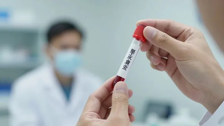 Exame de sangue para check-up hormonal