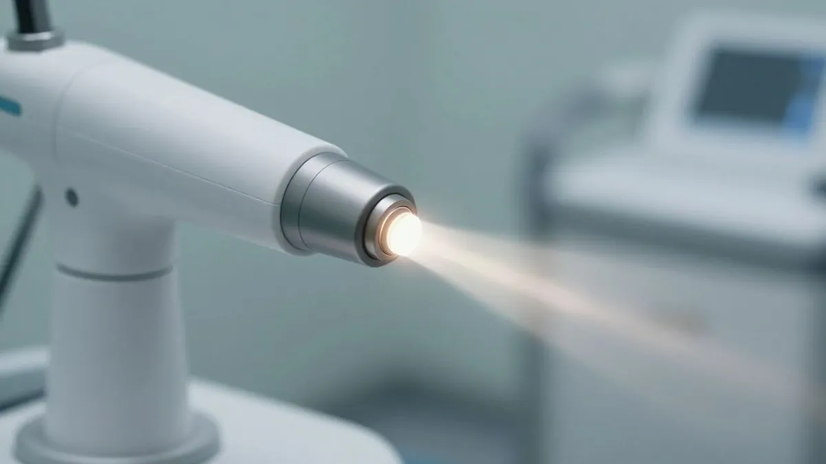 Laser médico moderno para tratamento de incontinência.